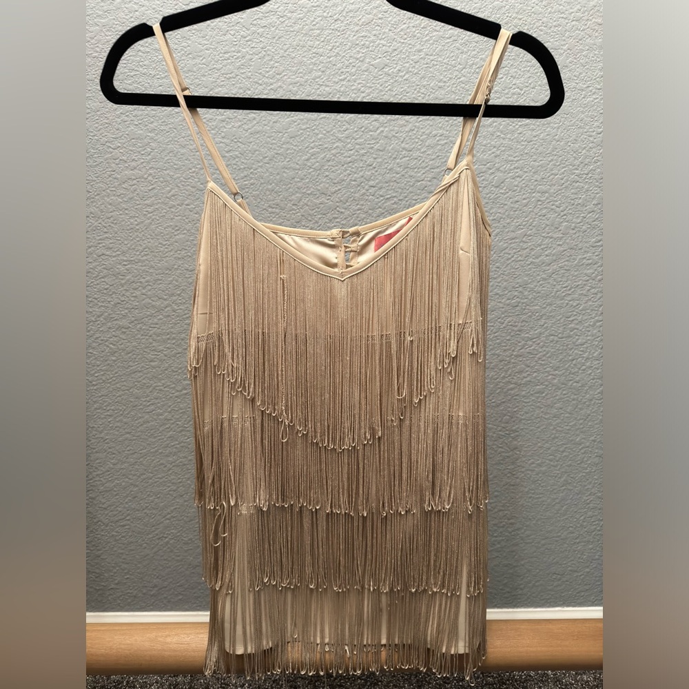 1920-style Gold tassel top, by Wish size S